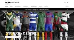 Desktop Screenshot of onusportswear.com